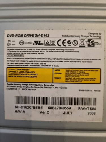 Toshiba samsung d162 - toshiba,