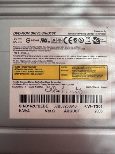 Toshiba samsung d162 - samsung, sh-d162