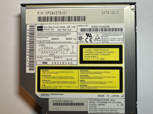Toshiba dvd rom drive - toshiba,