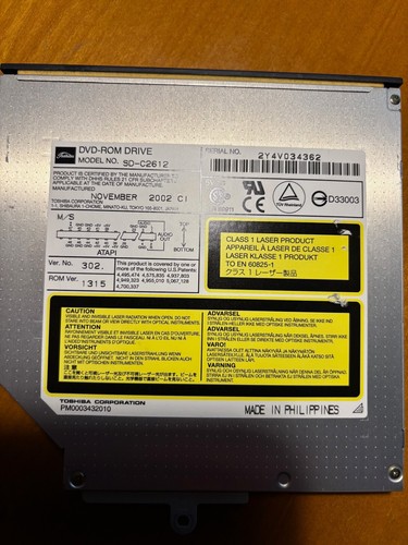 Toshiba c2612 dvd - sd-c2612, ide
